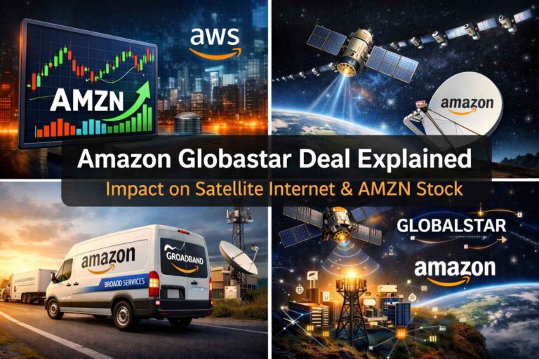 amazon globalstar deal explained satellite internet and amzn stock impact