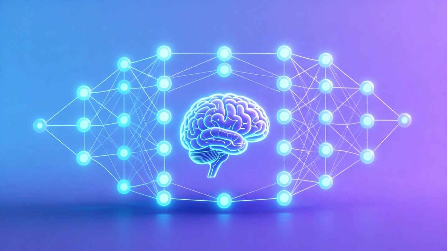 deep learning neural network digital brain artificial intelligence concept
